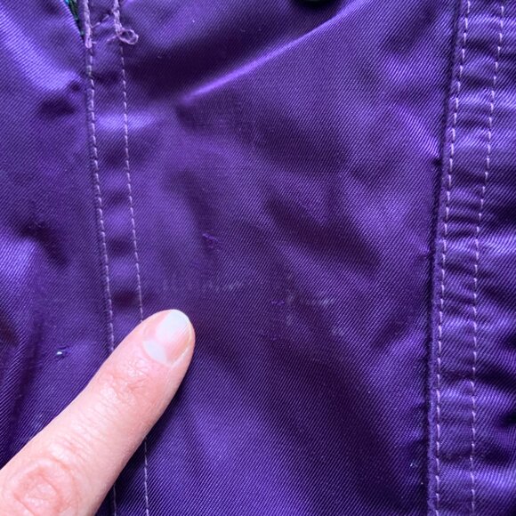 Phenix Alpine Vintage Retro Ski Insulated Hooded Full Zip Jacket 80s 90s Size 16 - Picture 5 of 16